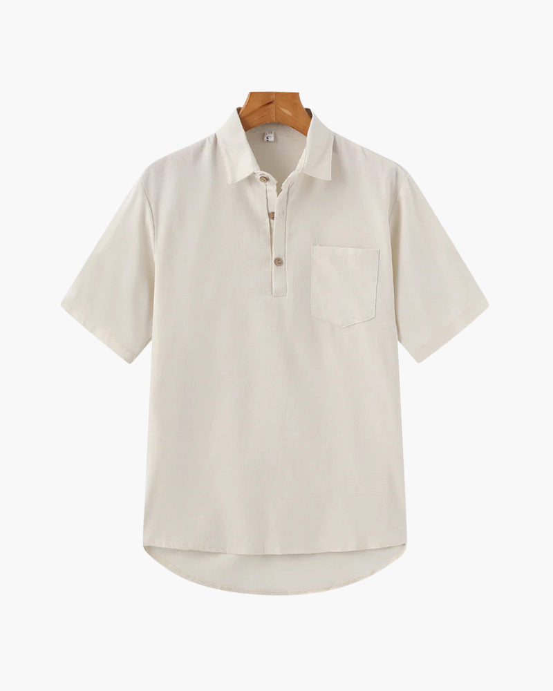 100% LINEN POLO