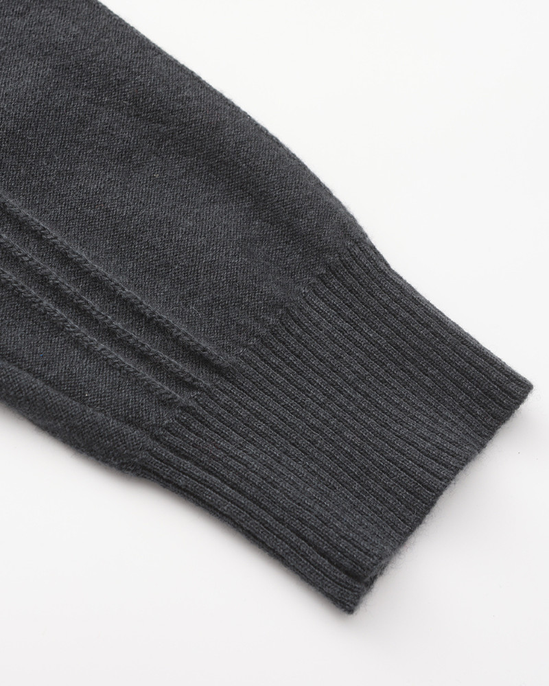 THE HAMILTON 100% CASHMERE HALF-ZIP SWEATER