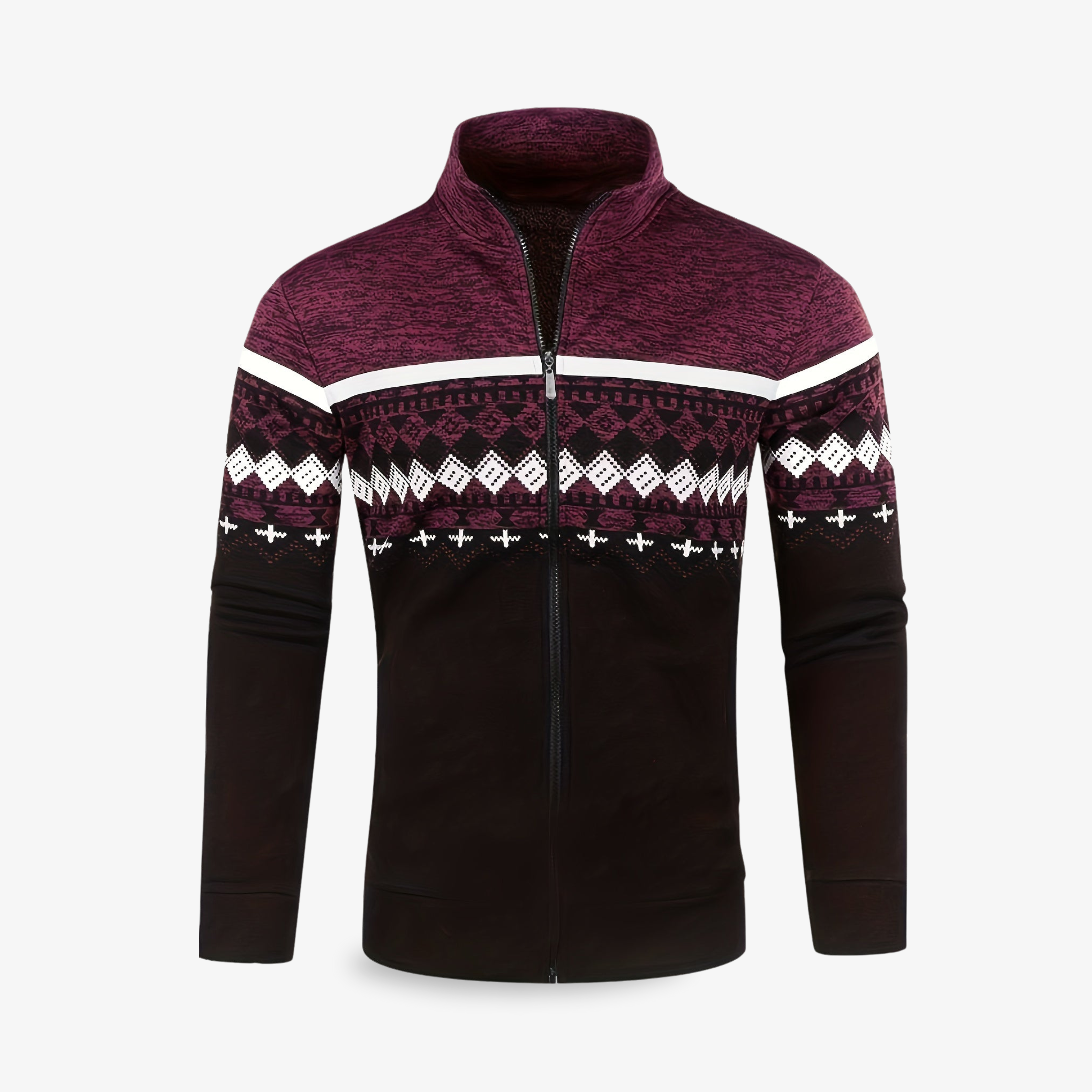 THE NORDIC ZIP-UP SWEATER